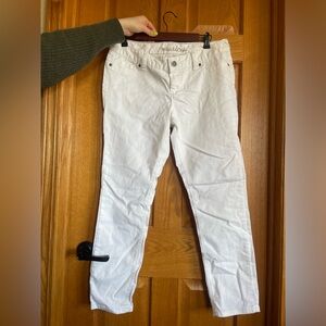WHITE MAURICES JEANS